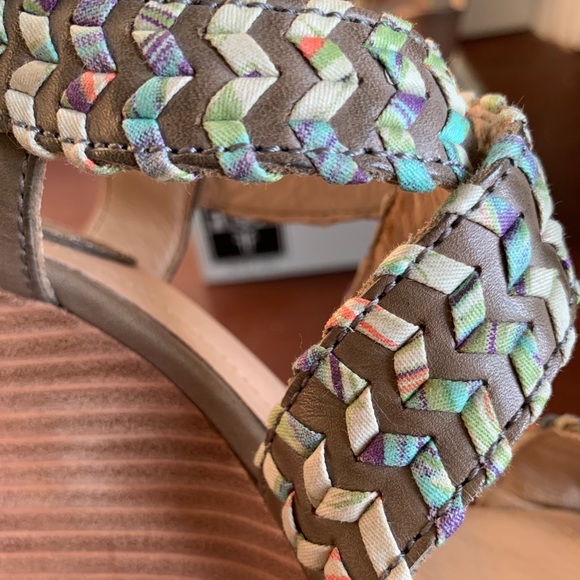 Cortina Whipstitch Platform Frye Sandals